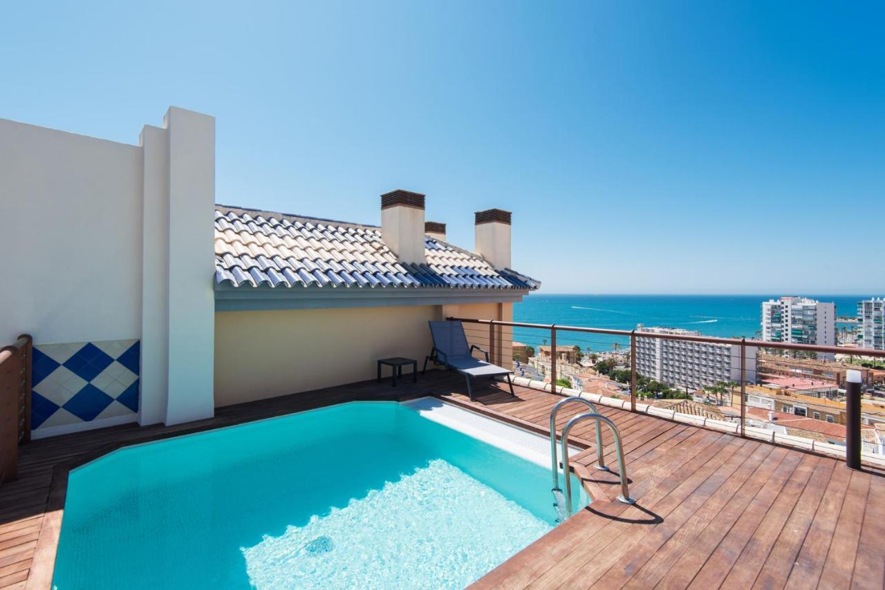 Ph Bellagio: Luxurious And Romantic Duplex Penthouse With Private Pool & Sea Views Benalmádena Exterior foto