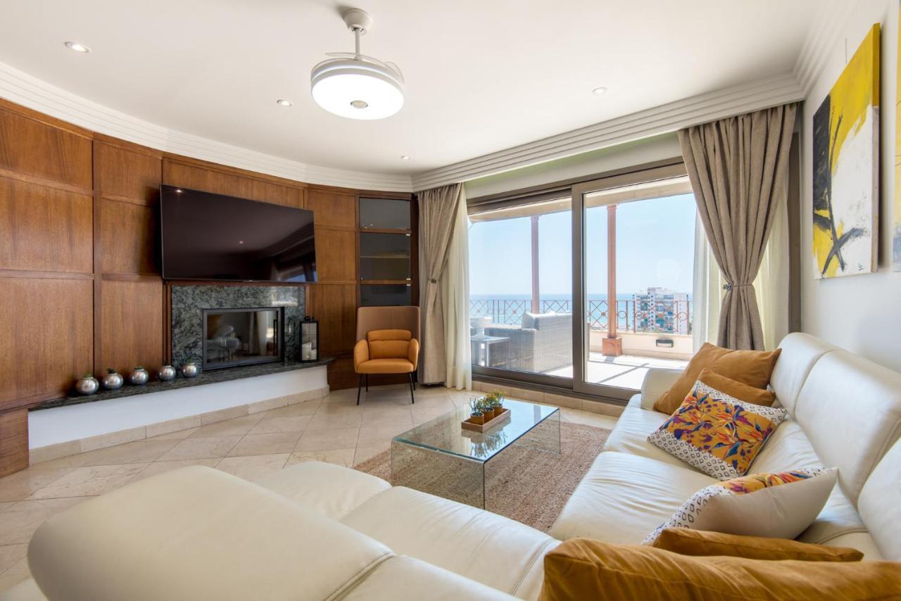 Ph Bellagio: Luxurious And Romantic Duplex Penthouse With Private Pool & Sea Views Benalmádena Exterior foto